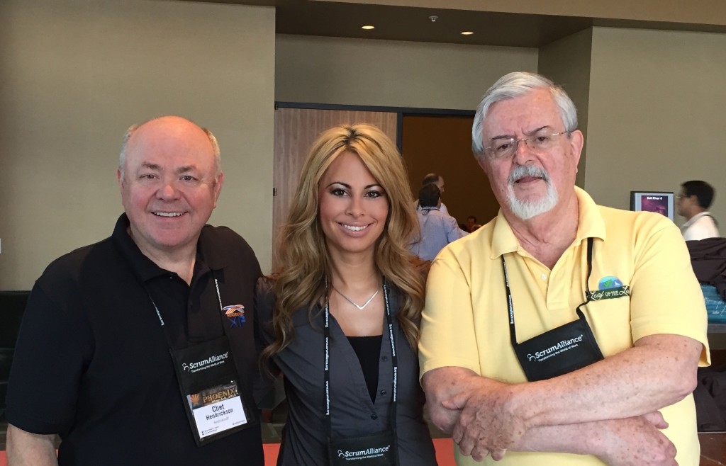 Maria Matarelli and Ron Jeffries and Chet Hendrickson Agile Conference