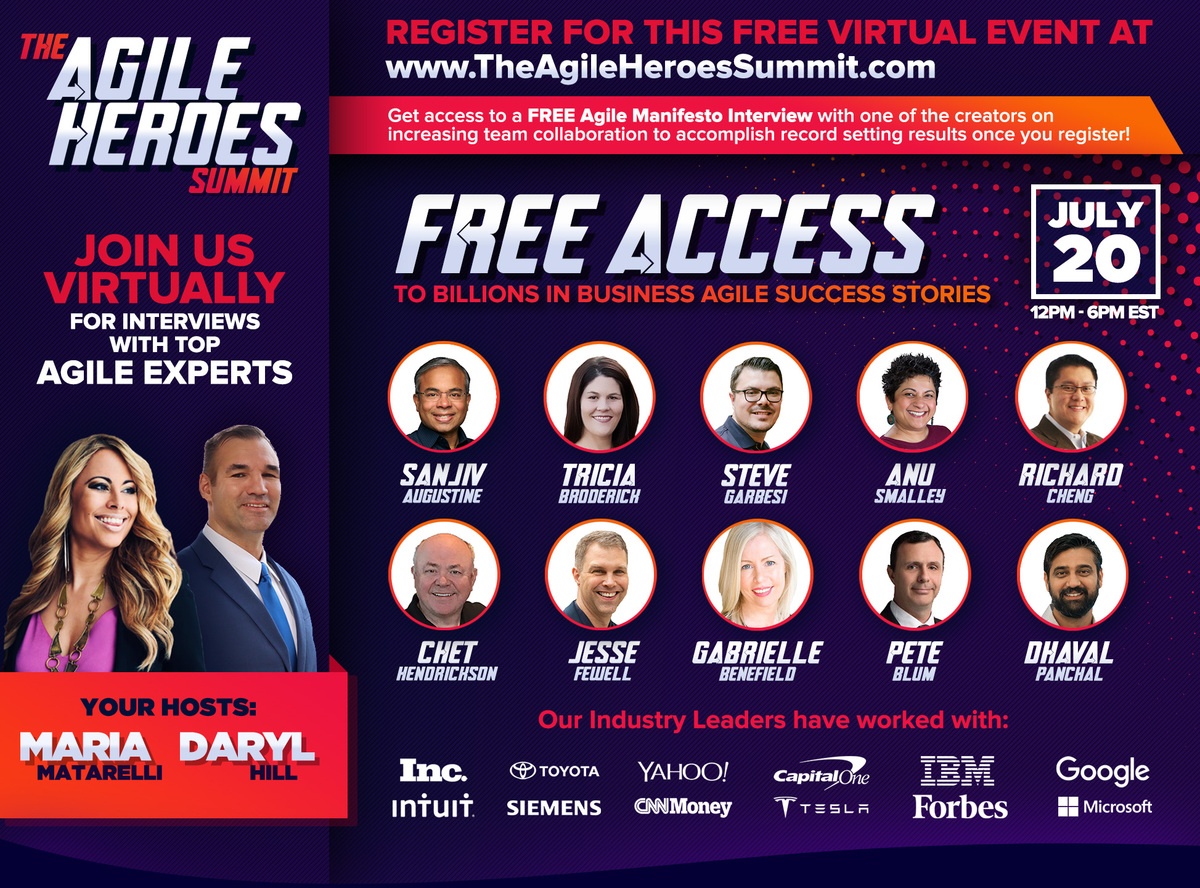 The Agile Heroes Summit July 2021 Speakers